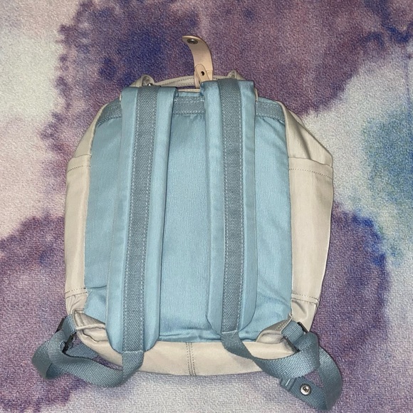SOLD Himawari Blue and Creme Laptop Backpack - Picture 8 of 8